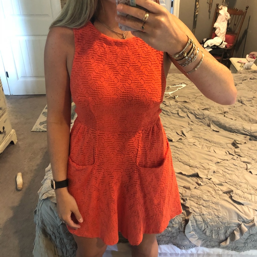 FREE PEOPLE Cut Out Summer Dress